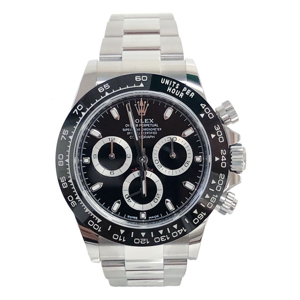 sss 53441) Rolex Daytona 116500LN Ceramic Bezel SS / White Dial